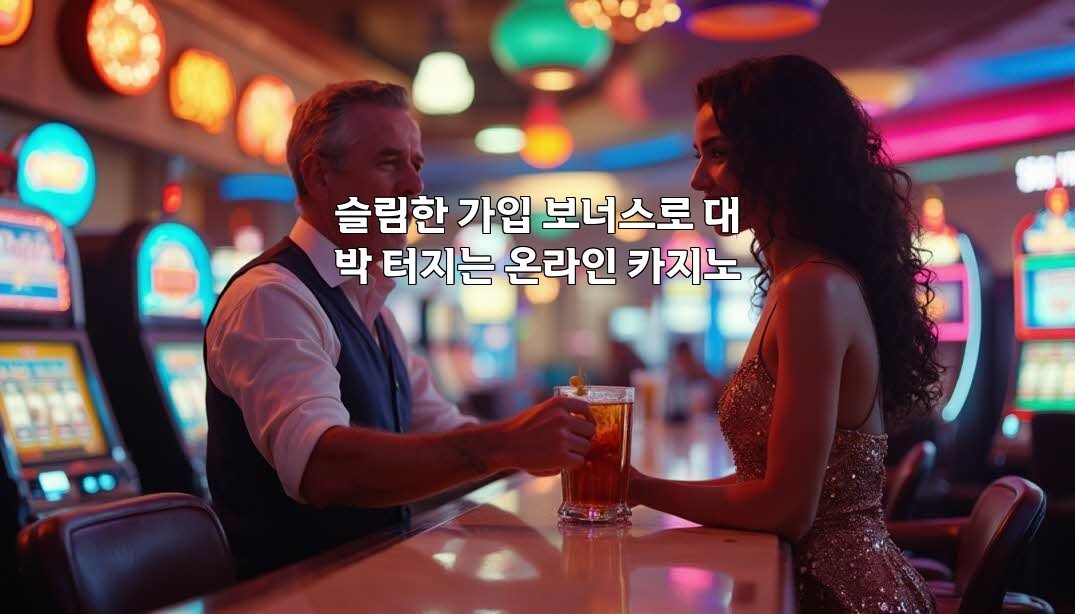 슬림한 가입 보너스로 대박 터지는 온라인 카지노